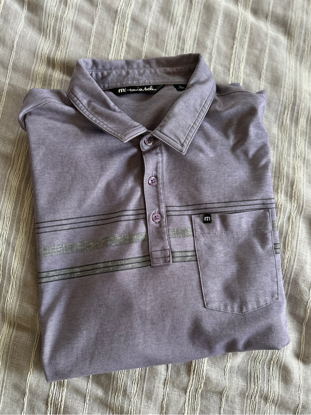 TRAVISMATHEW Pima Cotton Retro Performance Polo | Mens L